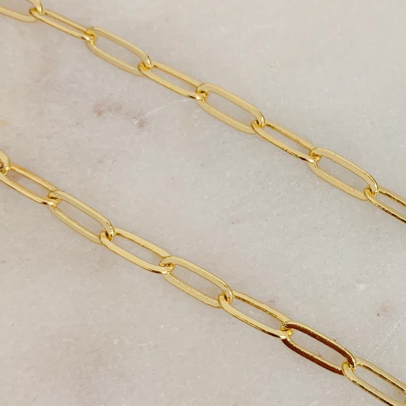 Paper Clip Necklace | 14k Gold Filled - Picture 4 of 8